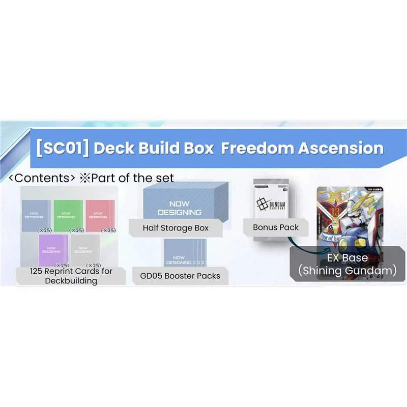 Gundam Card Game Deck Build Box [SC-01] English